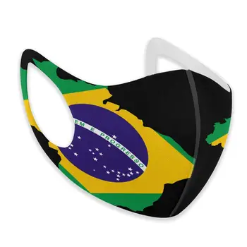 Бразилия mascarilla против filtro reutilizable маска фпч2. 5 смешно pattem печат гримаса призрак САМ mascarilla деца възрастни, мъже, жени