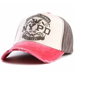 Wholsale марка cap бейзболна шапка вградена шапка ежедневни капак 5 панел хип-хоп възстановяване на предишното положение шапки за измиване капачката за мъже, жени, унисекс
