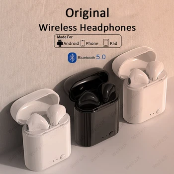 I7s TWS безжична слушалка Bluetooth 5.0 слушалки спортни слушалки слушалки с микрофон Earpods за всички мъже жени умни часовници телефон