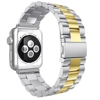 Каишка от неръждаема стомана за Apple watch band 44 мм 38 мм iwatch band 42 мм 40 мм Линк гривна часовник с каишка за apple watch 4/3/2