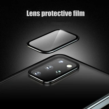 Ikrsses за Samsung Galaxy S20 Plus HD взривозащитен двустранен стъклен защитен калъф за фотоапарат Galaxy S20 Ultra Cover 5G
