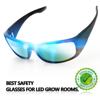 Светлина карам растат очила с поляризация UV очила за палатки оранжерии хидропоника завод Светлина на очите защита на очила безплатно калъф за очила