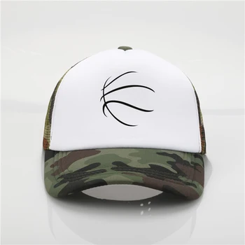 Basketballer Print Baseball Cap Fashion Men ' s Summer Sun Hat MS Outdoor Hip Hop Cap Funny Printed logo cap
