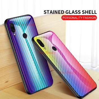 За Huawei P30 P20 Pro P10 Plus p30lite P Smart Z 2019 STK-LX1 Case закалено стъкло наклон въглеродни влакна защитно покритие за носене