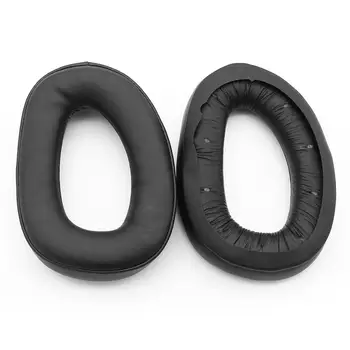 2 елемента амбушюры възглавници за подмяна слушалки Memory Foam гъба изкуствена протеин на кожата, за да Sennheiser GSP 300 301 302 303 350
