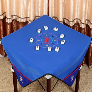 Технология бродерия квадрат 0.95*0.95 м или 1.1*1.1 m тишина mahjong мат покривка, настолна игра масата Mah-Jong подложка за намаляване на шума