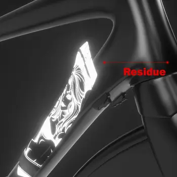 Под наем етикети МТБ пътен велосипед рамка за защита на 3D светлоотразителни стикери под наем Пастьор гвардия капакът е устойчив на абразия водоустойчив