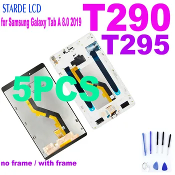 LCD дисплей за Samsung Tab A 8.0 2019 SM-T290 SM-T295 T290 T295 LCD дисплей с сензорен екран дигитайзер, стъклен панел при събирането на рамката