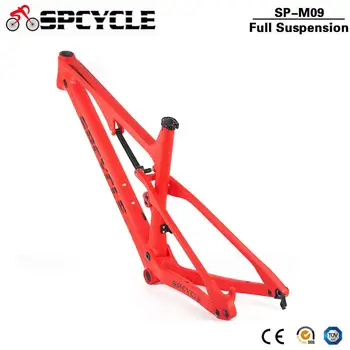 Spcycle Carbon Full Suspension Frame 27.5 er Plus 29er МТБ Mountain Bike Frame BB92 148*12mm Boost 27.5+