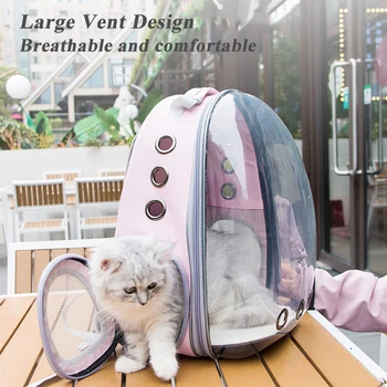 Домашни любимци Бинго прозрачни котки раница за преносим външен пътуване малко куче чанта дишаща коте превозвач Hangbag за 6 кг домашни любимци Suppies