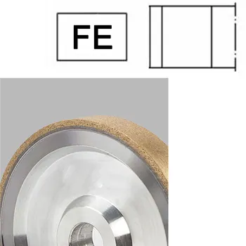 Шлайфане кръг молив Диаманта плосък Абразивни кръг ъгъл V Абразивни кръг за машини Edger стъклен формата 3~12mm