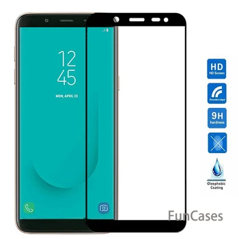 Капак Samsung Samsung Galaxy J6 Plus 2018 Калъф Закалено Стъкло За Samsung J4 Plus A8, A7 2018 J8 J4 J6 2018 A750 A 7 J 6 4 Стъклена Филм