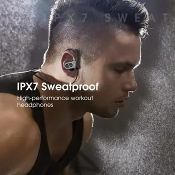 Mpow Flame ' S Aptx-HD Sound iPX7 Sweatproof Bluetooth 5.0 Безжични спортни слушалки CVC 8.0 намаляване на шума 12h възпроизвеждане с микрофон