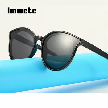 Imwete големи Cat Eye слънчеви очила на Жените и мъжете класическа марка дизайнерски слънчеви очила Моден Cateye слънчеви очила с UV400 очила