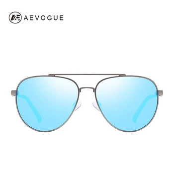 AEVOGUE мъжете пилот слънчеви очила марка дизайнер летен стил на два лъча унисекс поляризирани слънчеви очила с UV400 AE0868