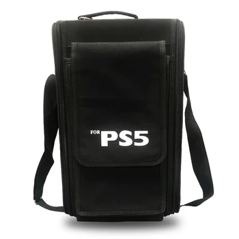 За PS4 / Pro /PS5 Massenger Bag защитна чанта Shoudler пътен калъф за съхранение на Конзолата на Sony за PS5 Playstation4 аксесоари
