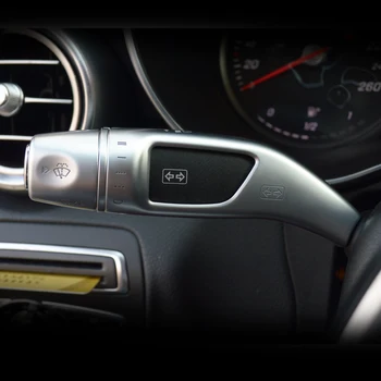 Лост чистачки на волана пайети тапицерия на скоростния калъфи за Mercedes Benz W176 W246 X156 C117 CLA GLA A B Class 2013-2018