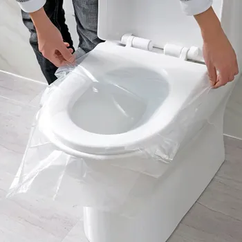 30шт използвана тоалетна хартия хотели универсална тоалетна стикер калъф за седалка, бизнес пътуване табуретка комплект за безопасност за здравето на защитен #25