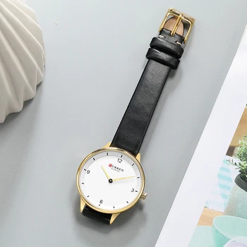 Дамски часовник CURREN Fashion Design Lady Simple Момиче ръчен часовник Кварцов луксозни дамски часовник гривна часовник подарък Баян брой Саати