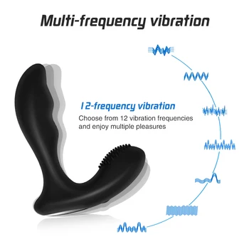 12 магистралата вибратор L-тип еротични играчки за двойки простата влагалището G-Точката на ануса се стимулира вибратори за жени, секс-играчки за двойки