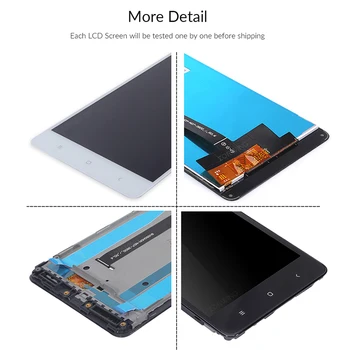 ААА LCD дисплей за Xiaomi Redmi 3 3S дисплей със сензорен екран дигитайзер Събрание за подмяна на Xiaomi Redmi 3 S 3S LCD дисплей с рамка