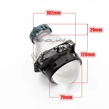 Sinolyn проектор обектив за Ford Mondeo Mk4 Hella 3R G5 обектив с рамка bi xenon фарове обектив използвате D2S D1S D3S D4S LED лампи HID