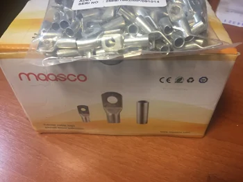 40/20/15 бр. maasco SC50 mm2 8-10-12 отвора за болтове Залуживаемые медни кабелни накрайници клеми на батерията комплект кабели конектор-произведено в Турция