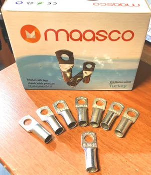 40/20/15 бр. maasco SC50 mm2 8-10-12 отвора за болтове Залуживаемые медни кабелни накрайници клеми на батерията комплект кабели конектор-произведено в Турция