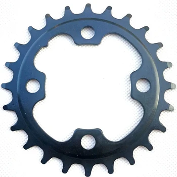 Ремонт на мотора BCD64mm Front Chainring План за МТБ Steel Black Spare Parts Outdoor 24T 4Holes