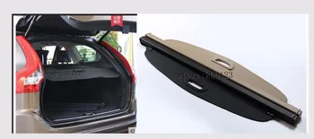 За Volvo XC60 2009-2016 заден багажник щит за сигурност на товарен покриване на високо качество на автоаксесоари черен, бежов