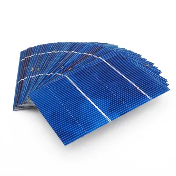 50 бр./лот 78*52 мм 0.66 W соларен панел мини слънчевата система DIY батерия телефон, зарядно за преносим слънчев елемент Sunpower Painel charge