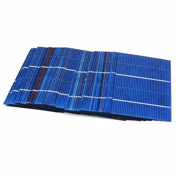 50 бр./лот 78*52 мм 0.66 W соларен панел мини слънчевата система DIY батерия телефон, зарядно за преносим слънчев елемент Sunpower Painel charge
