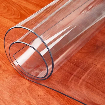 PVC маса килим прозрачен D ' водоустойчив покривка масло покривка с кухненски стъкло модел мека кърпа кутията на масата 1.0 мм