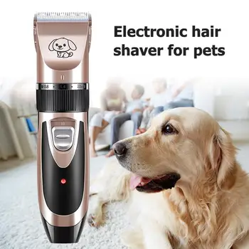 Електрически куче коса тример за USB зареждане Пет Hair Clipper акумулаторна малошумная котка коса Отстраняване прическа косата нож на машината