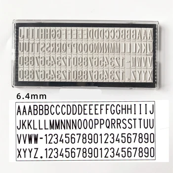 3 мм / 4 мм/6.4 мм букви табели потребителски персонални име адрес печат аксесоар цифров писмо печат плоча САМ scrapbooking