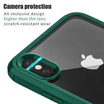 IPhone 11Promax 12 x xr xs max 7 SE Front&Back 360 Full Body Screen Protector Case TPU Bumper Hybrid Anti Shock Armor Phone Case