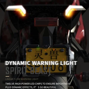 SPIRIT BEAST мотоциклетни мигачи LED Light универсален индикатор за suzuki hayabusa, honda, yamaha, kawasaki, bmw Kawasaki Bajaj
