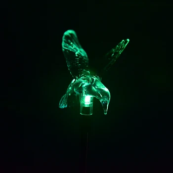Пеперуда водно Конче слънчевата енергия LED Light градината на Открито на тревата лампа декор на светлина