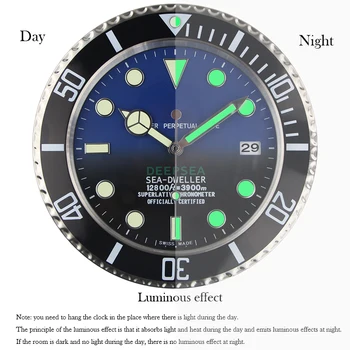 Луксозни стенни часовници с светящимся дизайн часа Metal Art Watch Clocks Relogio De Parede Начало Декор с логото на съответната Clock
