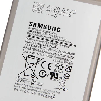 Оригинален телефон батерия EB-BA217ABY Капак за Samsung Galaxy A21s смяна на батерията 3501mAh-5000mAh CN(Origin)