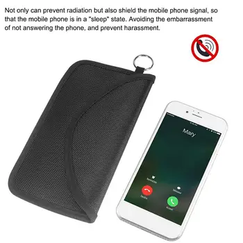 Anti-theft RFID Signal Blocking Bag Signal Blocker Case sofiq farazova Cage Портфейла Case For Keyless Car Keys Radiation Protection Phone