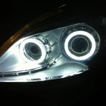 2pcs Auto Angel Eyes 6000k Car Halo Ring Lights 60mm 70mm 80mm 90mm 100mm 110mm 120mm LED cob led светлини за автомобил Auto Moto