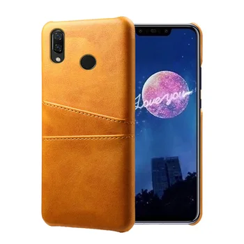 Луксозни Кожени Калъфи За Телефон На Картодържателя За Huawei P Smart Plus 2019 P20 P30 На Кутията На Телефона