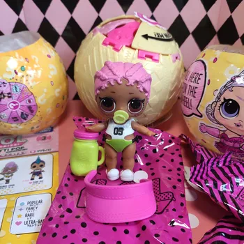 Три поколения LOL кукла изненада с оригинални дрехи, обувки бутилка костюм играчки за деца