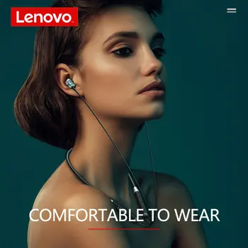 Lenovo HE08 слушалки Bluetooth слушалки водоустойчив HiFi стерео слушалки с микрофон и TW13 3.5 мм спортни слушалки
