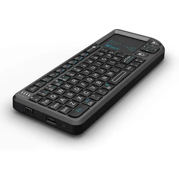 Оригиналната мини безжична клавиатура Rii X1 2.4 GHz испанска клавиатура с тачпадом за Android TV Box/Mini PC/лаптоп