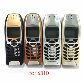 10шт нов пълен пълен корпуса на мобилен телефон, калъф за Носене за Nokia 6310 ,черен/златен/сребърен/кафяв