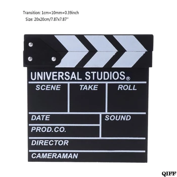 Drop Ship & Wholesale Film Director ' s Clapper Board HOLLYWOOD Movie Scene Clapboard Photography Props APR28