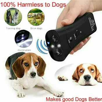 Ултразвукова Двуглавият мол кучета Control Chaser Против Barking Device Pet Dog Training Device