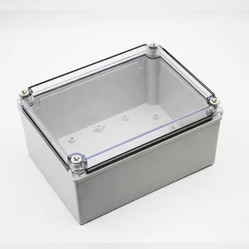 Пластмасова кутия голям размер ABS разпределителните скоростна w PC прозрачен капак водоустойчив корпус на проекта корпус открит